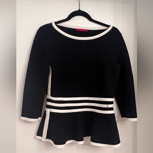 CAROLINA HERRERA — black suit with skirt